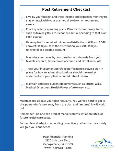 Checklist for Retirement 的图像结果