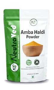NeutraVed Amba Haldi Powder for Face and Skin | Stand Up Ziplock Pouch ...