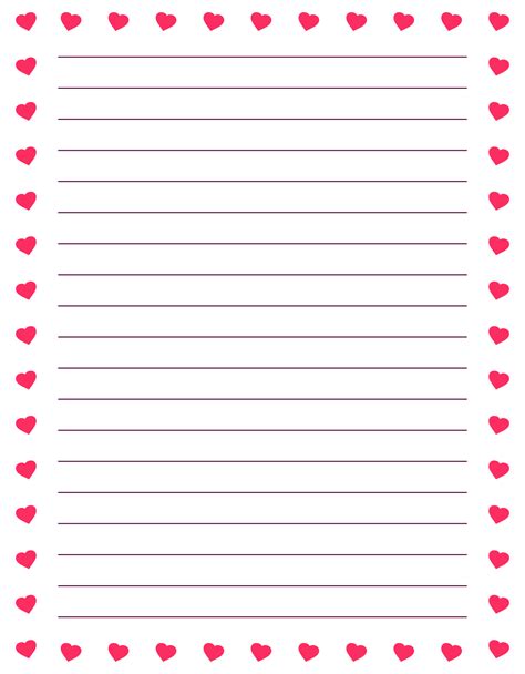 Printable Valentines Day Letter Template - prntbl ...