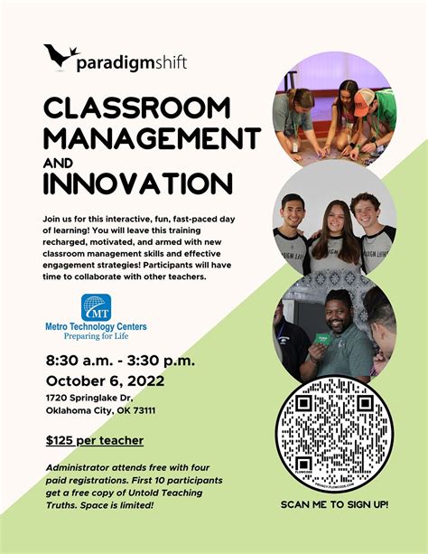 Classroom Management and Innovation Workshop for Teachers at Metro ...