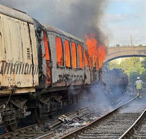 Statement after Northamptonshire railway suffers from fire