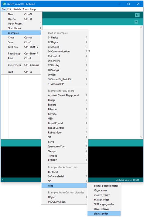 Arduino I2C Example Code 的图像结果