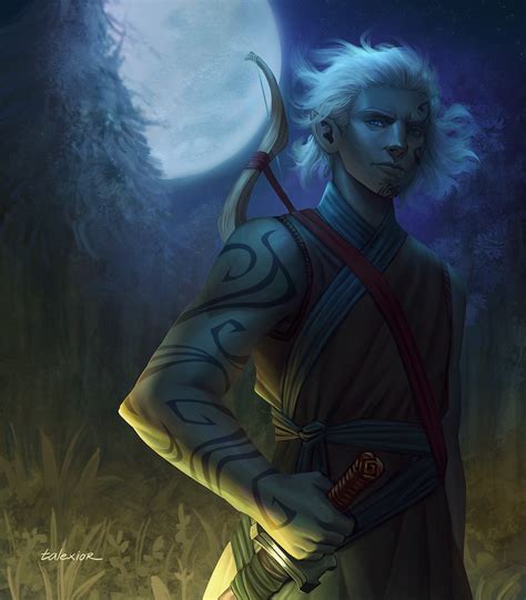 Air Genasi ArtStation Air Genasi Paladin