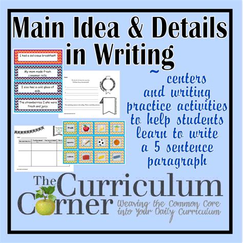 Main Idea Examples For Students