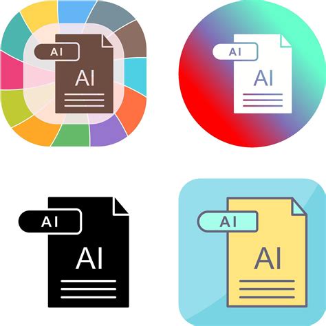 AI Icon Design 44894568 Vector Art at Vecteezy