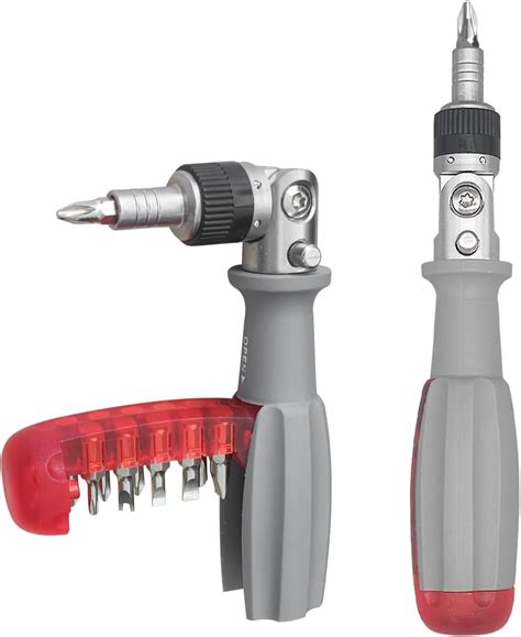 HOUSERAN Juego de Desarmador Tipo Matraca, 10 en 1 Destornillador de ...