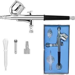 Pinaka Airbrush Double Trigger 0.3mm Nozzle for Makeup,Tattoos,Cake ...