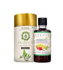 Buy PRAKRUTHI PURE Herbal Ayurvedic Adivasi Hair Oil Nonstick Shudh ...