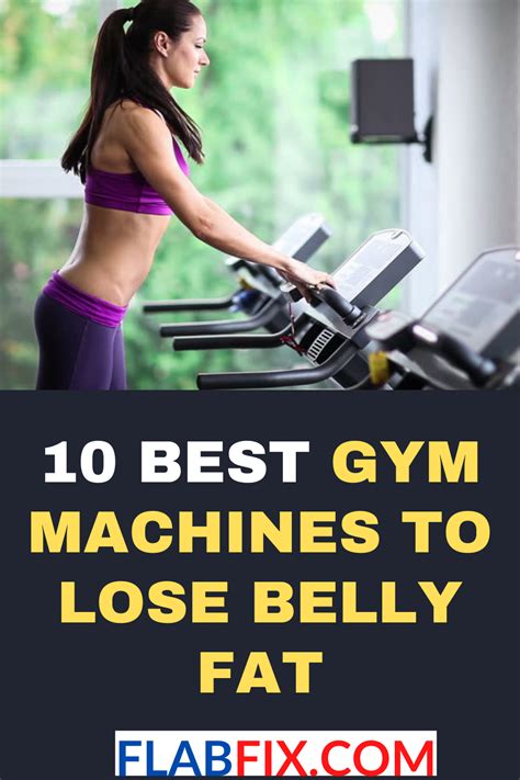 10 Best Gym Machines to Lose Belly Fat - Flab Fix