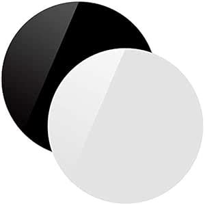 NARAYAN LNT 2 Packs 12 x 12 Inch Acrylic White & Black Reflective ...