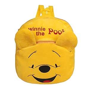 BTC Winni The Pooh School Bag Cartoon Character Kids Soft Plush Fabric ...