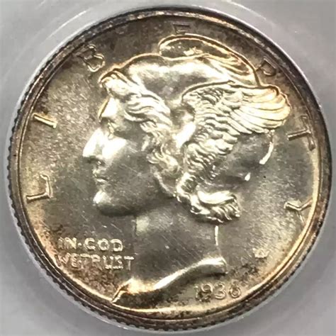 1936 Mercury Dime ANACS PR-62 - Old Pueblo Coin