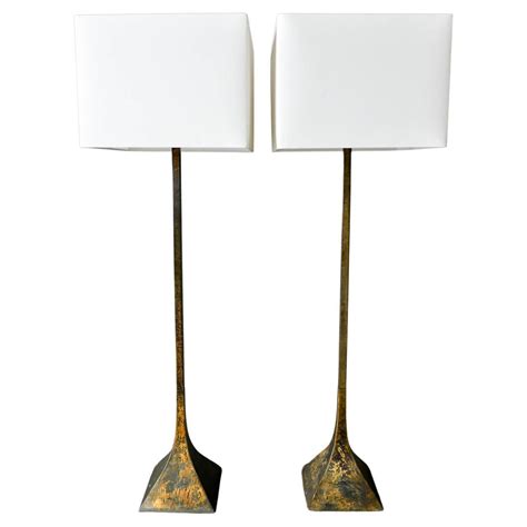 Pair of Trumpet Style Floor Lamps by Laurel at 1stDibs