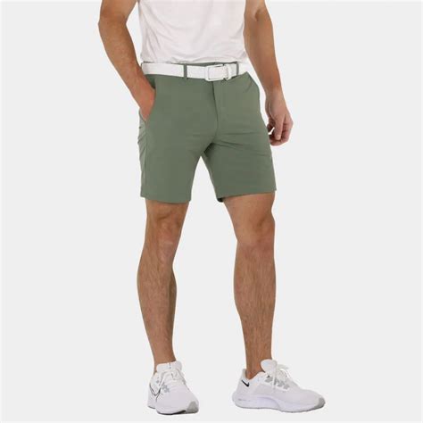 7" Inseam Golf Shorts in Green | Avalon Performance Golf Shorts