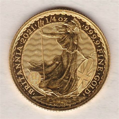 2021 Gold Quarter Ounce Britannia | Dorset Coin Company