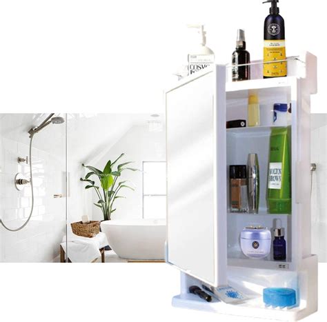PARASNATH Rich Look with Mirror White Colour Strong and Heavy Bathroom ...