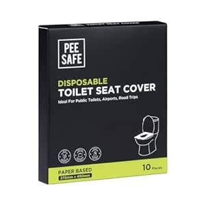 Pee Safe Disposable Toilet Seat Covers | Protects Against Germs ...