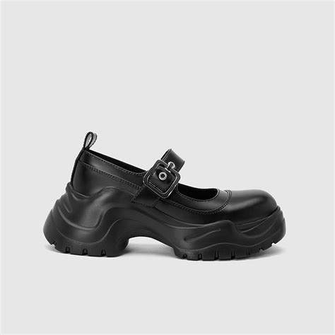 Curved Platform Mary Jane Sneakers – Uncut-Trends