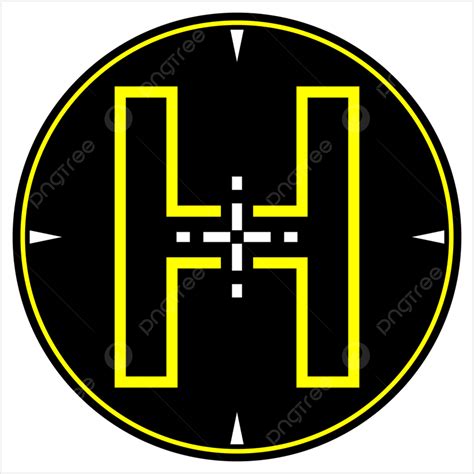 Helicopters For Landing Sign