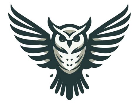 Flying Owl Logo Template Vector Download | Logowik