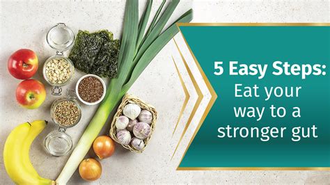 5 Easy Steps : Eat your way to a Stronger Gut – ActiFiber