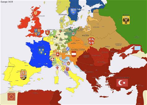 Europe 1618 by Hillfighter on DeviantArt