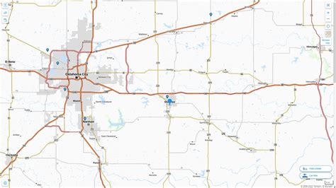 Shawnee, Oklahoma Map