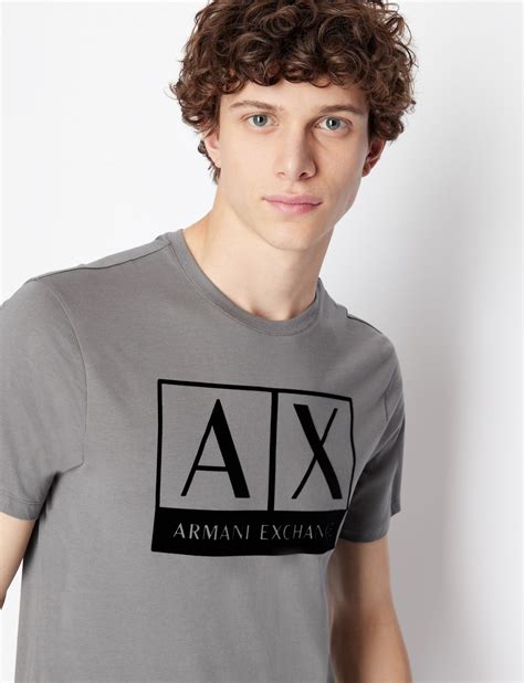 Regular Fit Organic Cotton T-Shirt with Flocked Logo