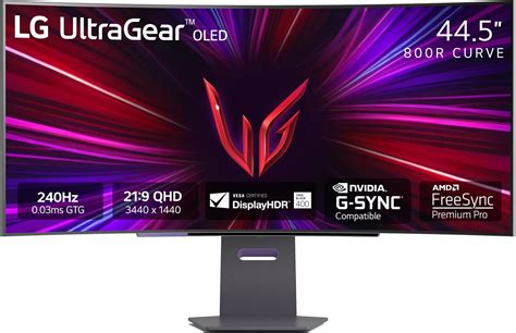 Amazon.com: LG 45GS95QE Ultragear OLED Curved Gaming Monitor 45-Inch ...