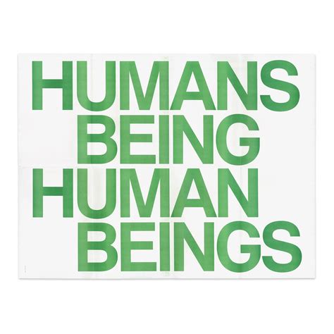 Humans Being Human Beings
