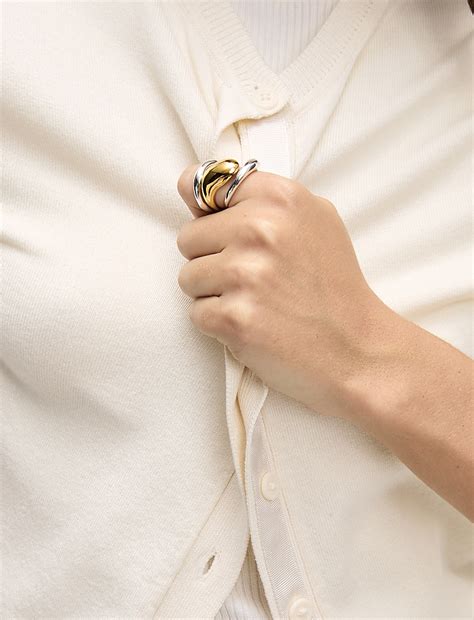 Buy Crew Neck Button Front Cardigan at Marks & Spencer