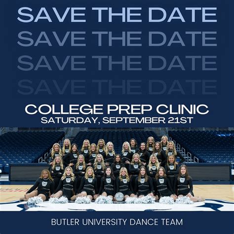Butler University Dance Team | MARK YOUR CALENDARS ‼️ Our fall college ...