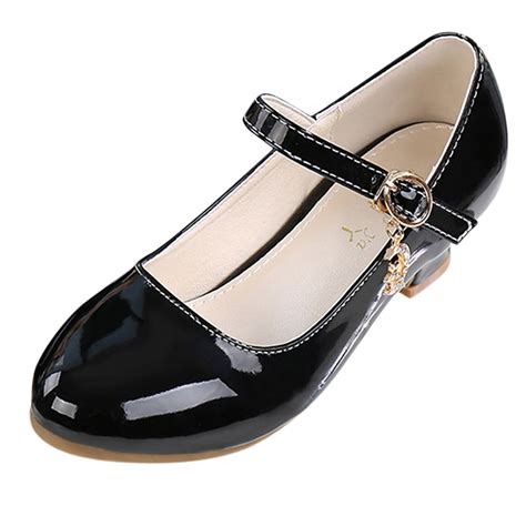 Vedolay Little Girls Shoes Size 3 Girl Shoes Small Leather Shoes Single ...
