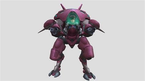 DVa Mech Default - HotS - Download Free 3D model by Catholomew [c038ff3] - Sketchfab