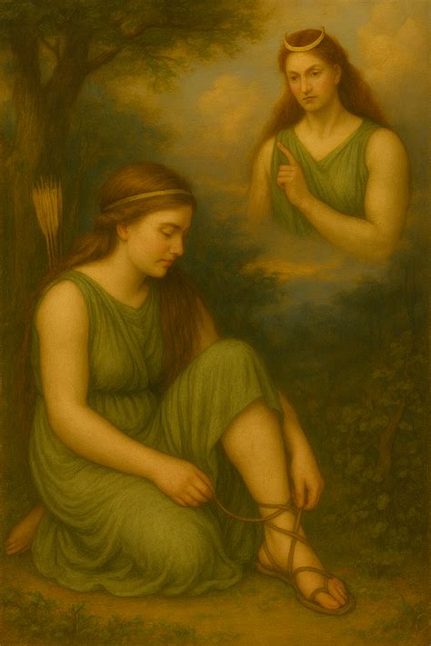 artemis and atalanta before race - Sportsocratic