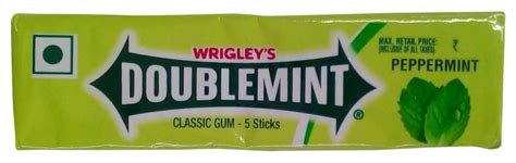 Wrigley's Doublemint Classic Gum - Peppermint, 13g Pack : Amazon.in ...