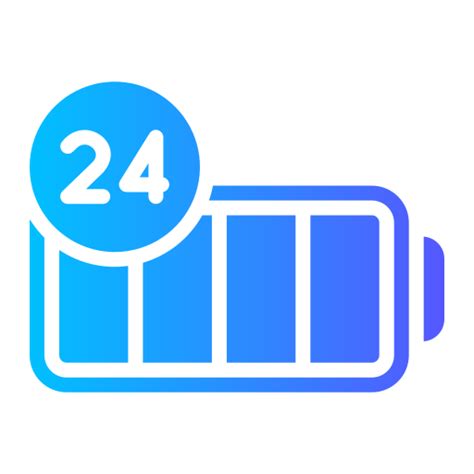 Battery life - Free electronics icons