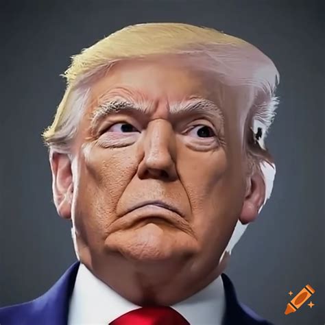 Trump looking stupid from the neck up