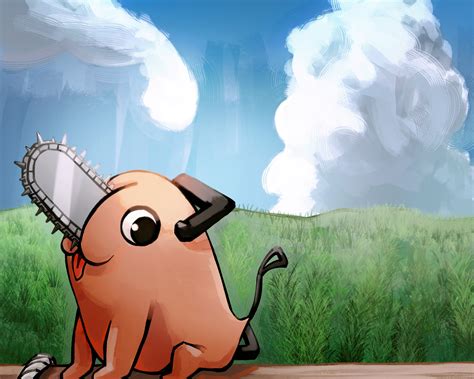 Download Pochita (Chainsaw Man) Anime Chainsaw Man HD Wallpaper by ...