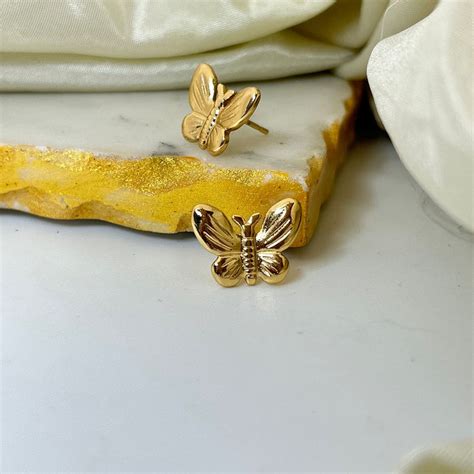 Butterfly wing studs | Premium Anti Tarnish 18k Rings | LAVENDER ...