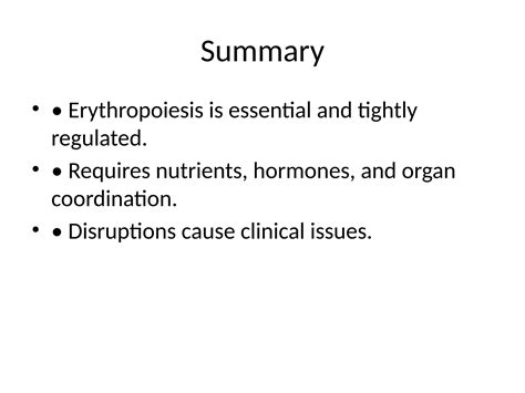 Erythropoiesis, the formation of RBC'sdv | PPTX