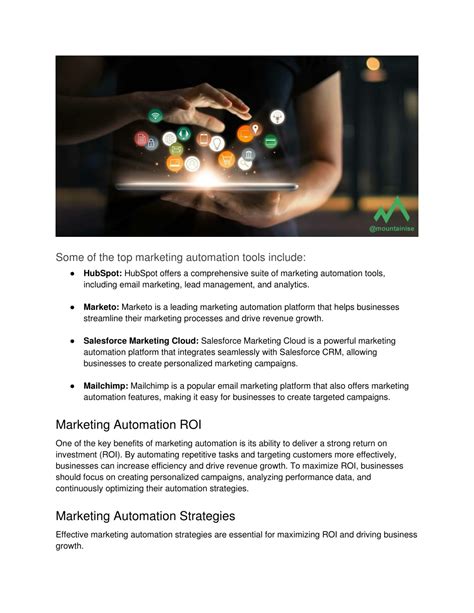PPT - Marketing Automation_ A Comprehensive Guide to Maximizing ROI and Efficiency PowerPoint ...