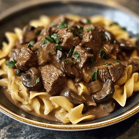 The Best Crockpot Beef Tips and Noodles Recipe Ever - primetasty.com
