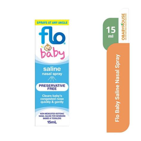 Flo Baby Saline Nasal SPRAY 15 ml – Obabyhouse