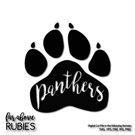 Panther paw print cartoon clipart - Clipart Library #3776357