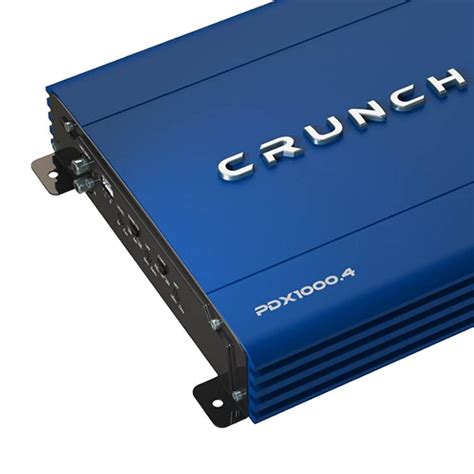 Buy Crunch PowerDriveX 1000 Watt 4 Channel Exclusive Blue A/B Car ...