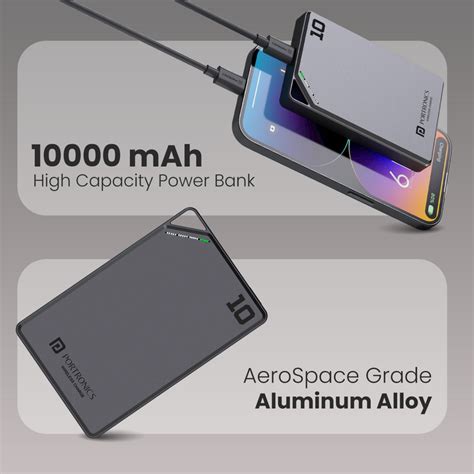 Shop Portronics Boosty 10K Wireless Power Bank For iPhone