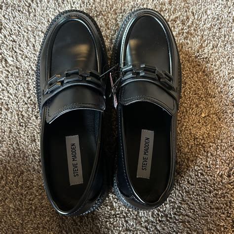Steve madden loafers, women size 10! super cute,... - Depop