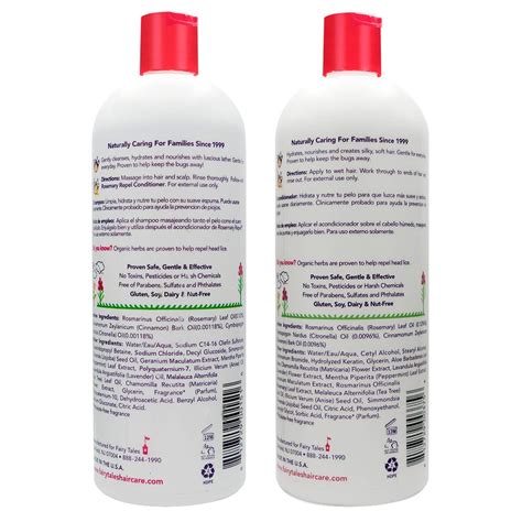 Fairy Tales Rosemary Repel Daily Kids Shampoo & Conditioner Set - Lice ...