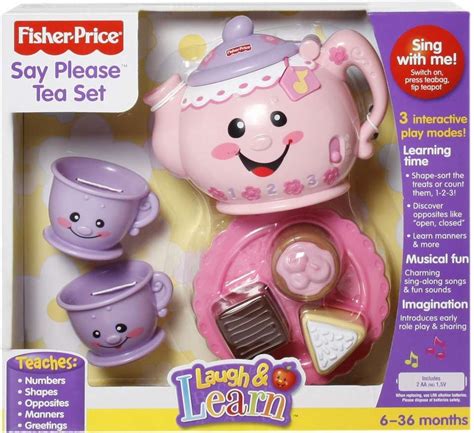 FISHER-PRICE Laugh and Learn Say Please Tea Set - Laugh and Learn Say ...